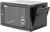 Intellinet 711715 19" wall cabinet (W x H x D) 570 x 370 x 450 mm 6 U Black (RAL 9005)