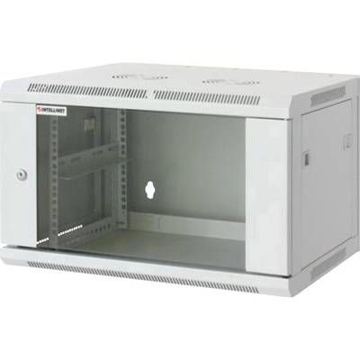 Intellinet 711722 19" wall cabinet (W x H x D) 570 x 370 x 450 mm 6 U Grey-white (RAL 7035)