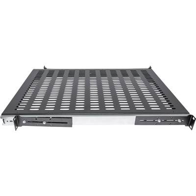 Intellinet 712613 19 inch  Server rack cabinet shelf  1 U  Retractable Suitable for (cabinet depths): > 600 mm Black