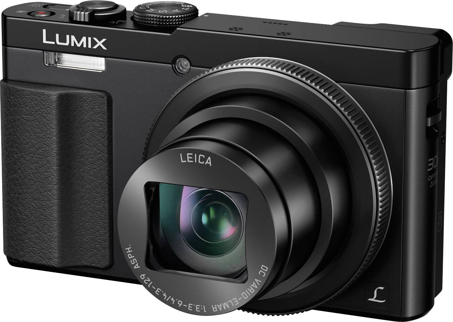 Panasonic DMC-TZ71EG-K Digital camera 12.1 MP Optical zoom: 30 x Black Casing (body), Battery Wi-Fi