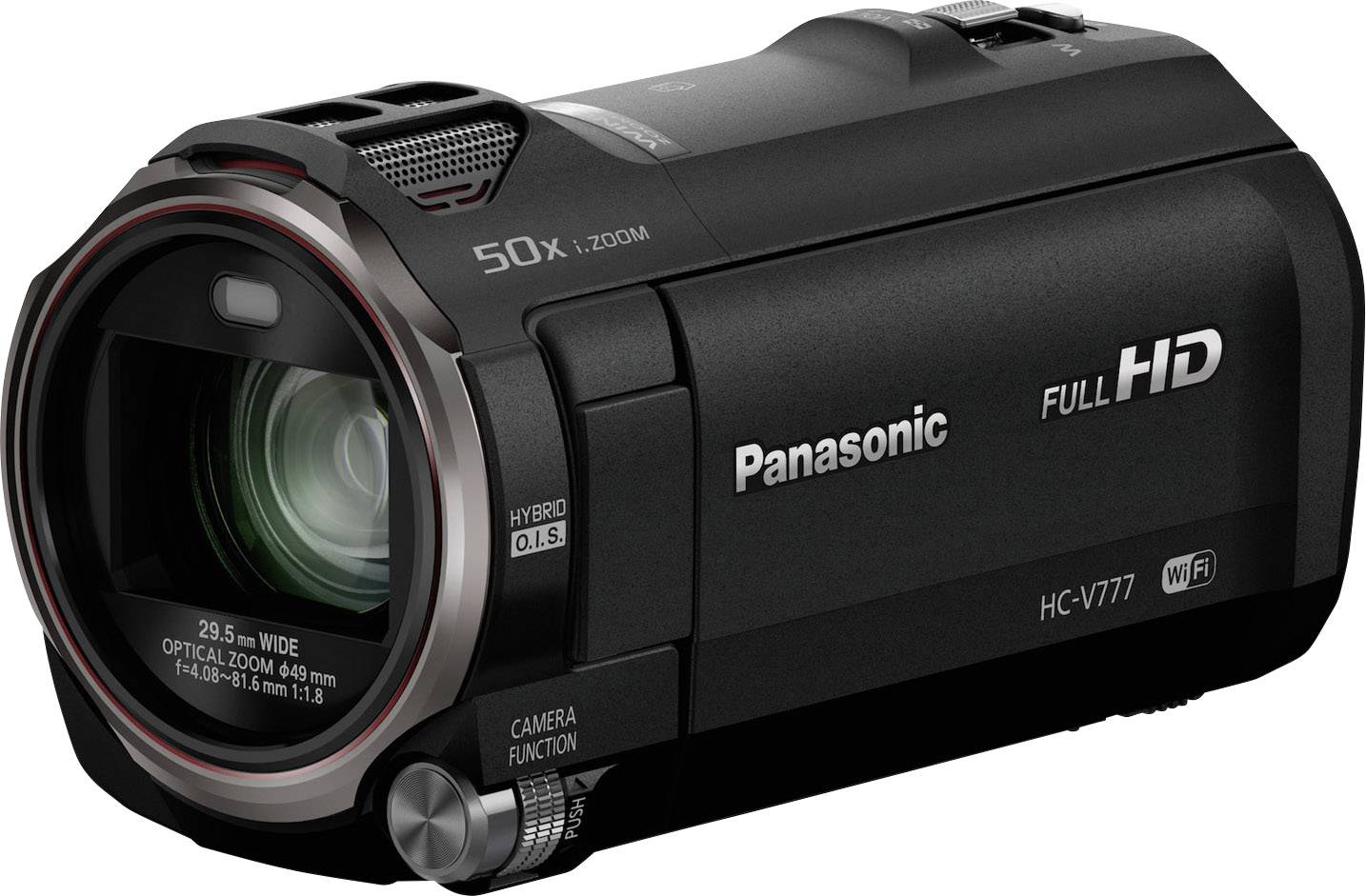 Panasonic HC-V777EG-K Camcorder 7.6 cm 3 inch 12.76 MP Optical zoom: 20 x Black