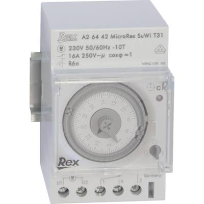 REX Zeitschaltuhren A26442 DIN rail mount timer  230 V 4000 W