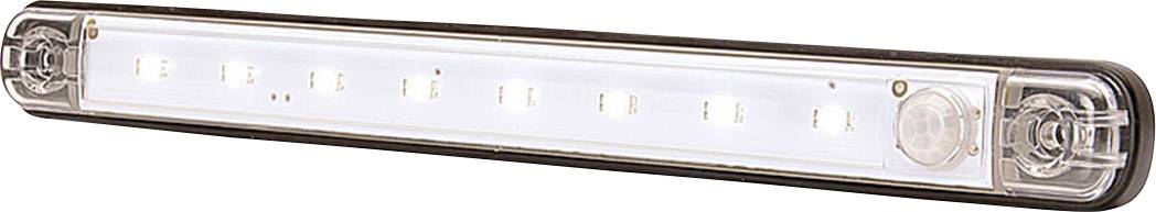 WAS LED interior light 728 SENSOR LW10 LED (monochrome) 12 V (W x H x D) 238 x 25 x 10.4 mm Motion detector, Auto switch-on