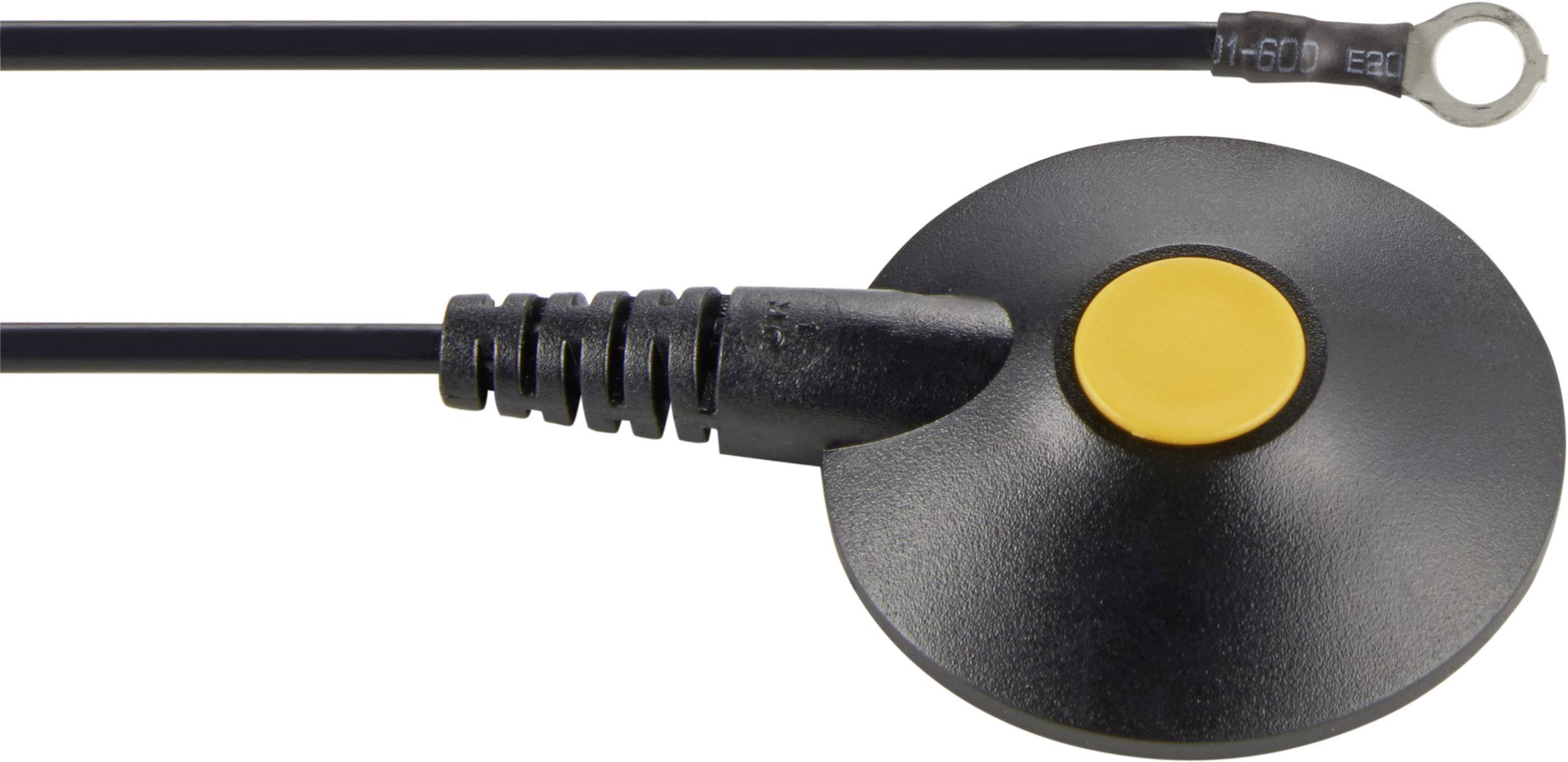 Wolfgang Warmbier 2250.790 ESD earth cable 1.80 m 10 mm stud and socket