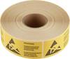 Wolfgang Warmbier ESD warning sign 1000 pc(s) Yellow, Black (L x W) 75 mm x 36 mm 2850.3675. D self-adhesive