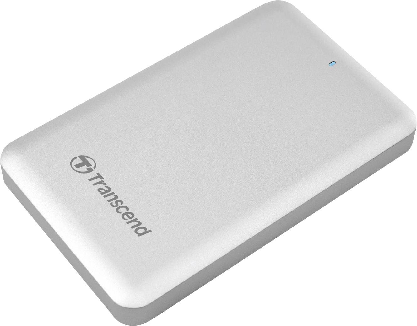 Transcend StoreJet SJM500 2.5 external Apple Mac SSD hard drive 1 TB Silver USB 3.0, Thunderbolt