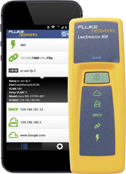 Fluke Networks LSPRNTR-300 LinkSprinter network tester, cable tester Sns-Brigh10