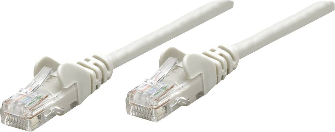Intellinet 318921 RJ45 Network cable, patch cable CAT 5e U/UTP 1.00 m Grey 1 pc(s)