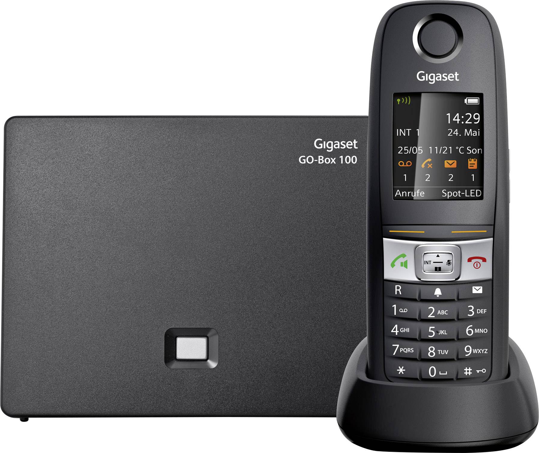 Gigaset E630A GO Cordless VoIP shockproof, waterproof, Hands-free Colour TFT/LCD Black-4