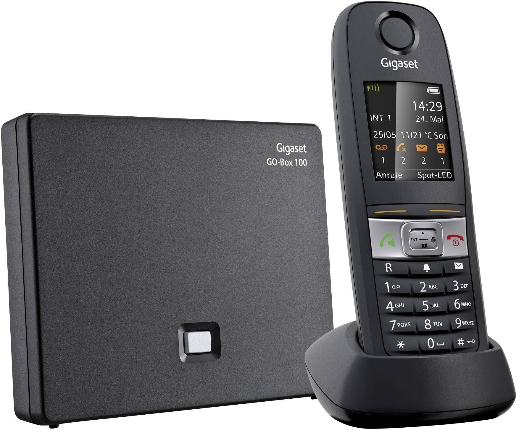 Gigaset E630A GO Cordless VoIP shockproof, waterproof, Hands-free Colour TFT/LCD Black-11