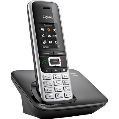 Gigaset S850 Teléfono inalámbrico con manos libres - Protección de llamadas no deseadas - Conexión Bluetooth - Pantalla en color - Agenda de 500 contactos - Conexión auriculares - Color Negro y Plata Gigaset S850 Teléfono inalámbrico con manos libres - Protección de llamadas no deseadas - Conexión Bluetooth - Pantalla en color - Agenda de 500 contactos - Conexión auriculares - Color Negro y Plata