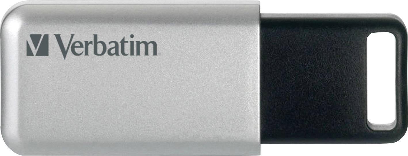 Verbatim Secure Pro USB stick 32 GB Silver-black 98665 USB A (USB 3.2 1st gen)