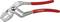 Pliers with red handles, suitable for gripping pipes. Brand name 'Rothenberger Industrial' on the handle.