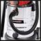 'Wet and dry vacuum cleaner with black hose and silver container, marked with "Einhell".'