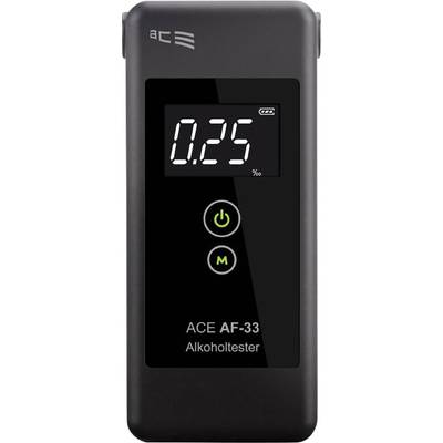 Breathalyser ACE AF-33 Dark grey 0.00 up to 5.00 ‰ Incl. display