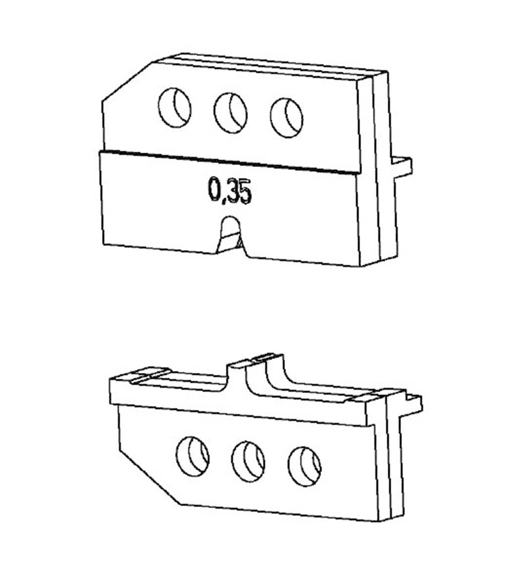 Die for MCP contacts MCP TE Connectivity Content: 1 pc(s)