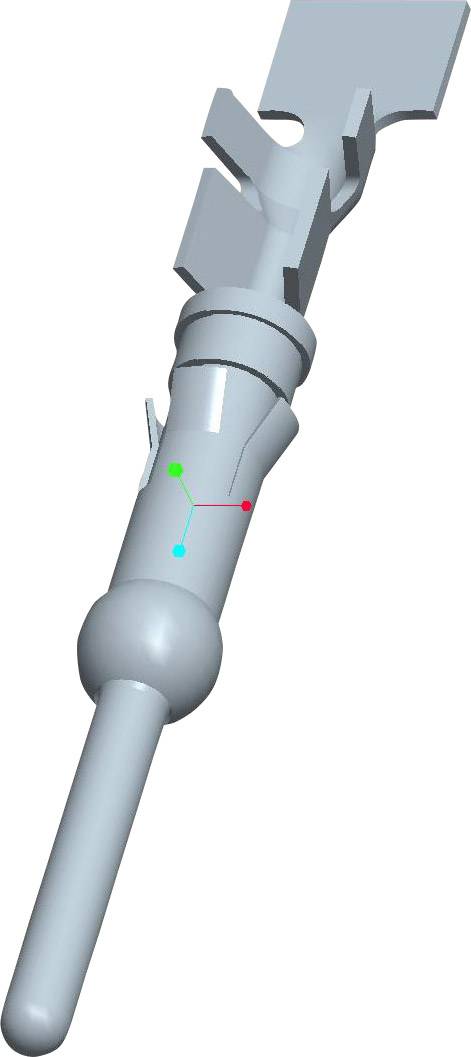 TE Connectivity 1-66099-5 Bullet connector single contact Pin Total number of pins: 1 Series (round connectors): CPC 1 pc(s)