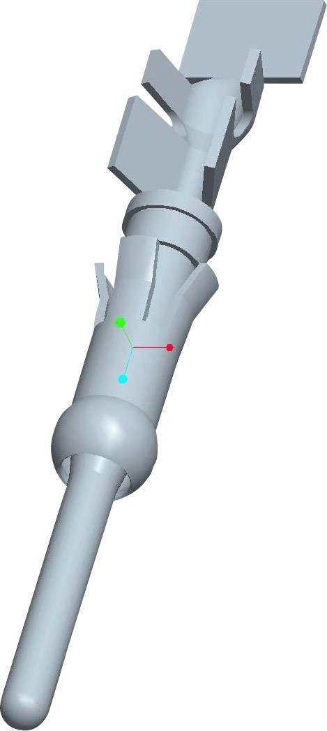 TE Connectivity 1-66361-4 Bullet connector single contact Pin Total number of pins: 1 Series (round connectors): CPC 1 pc(s)