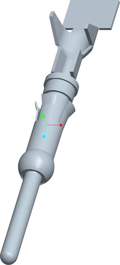 TE Connectivity 66566-4 Bullet connector single contact Pin Total number of pins: 1 Series (round connectors): CPC 1 pc(s)