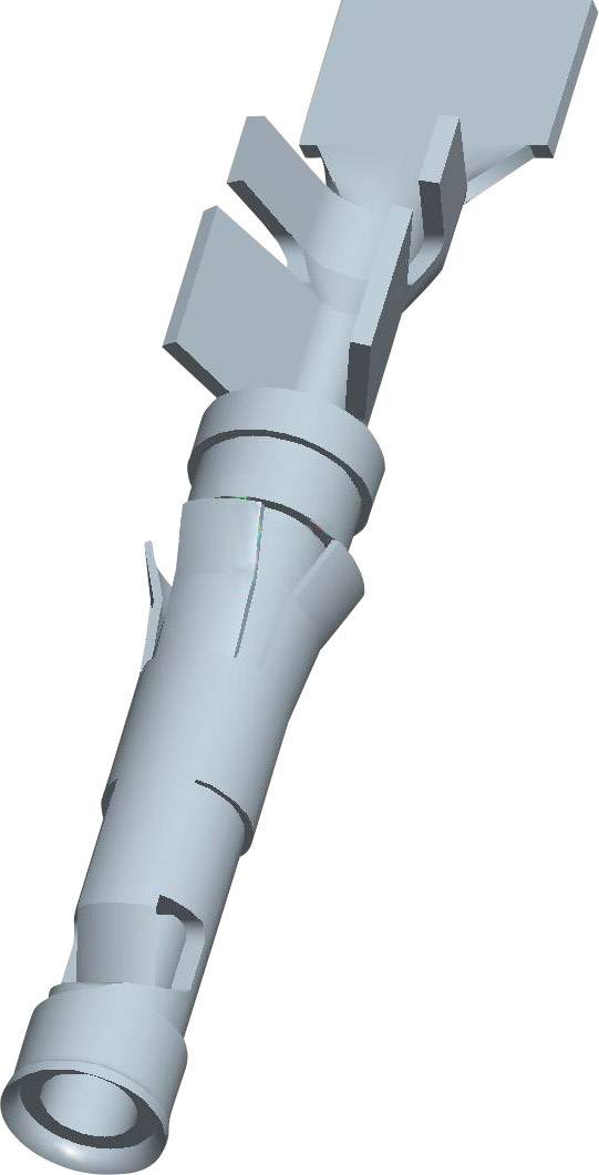 TE Connectivity 66360-4 Bullet connector single contact Socket Total number of pins: 1 Series (round connectors): CPC 1 pc(s)