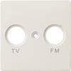 GAO Cover TV/radio socket Business Line White EFE800TR-CV w 1 pc(s)