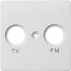 GAO Cover TV/radio socket Business Line Polar white EFE800TR pw 1 pc(s)