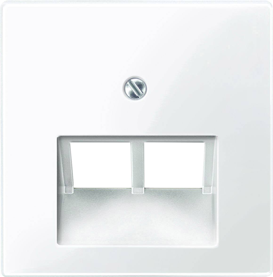 Merten Cover UAE socket System M Polar white glossy 296119 1 pc(s)