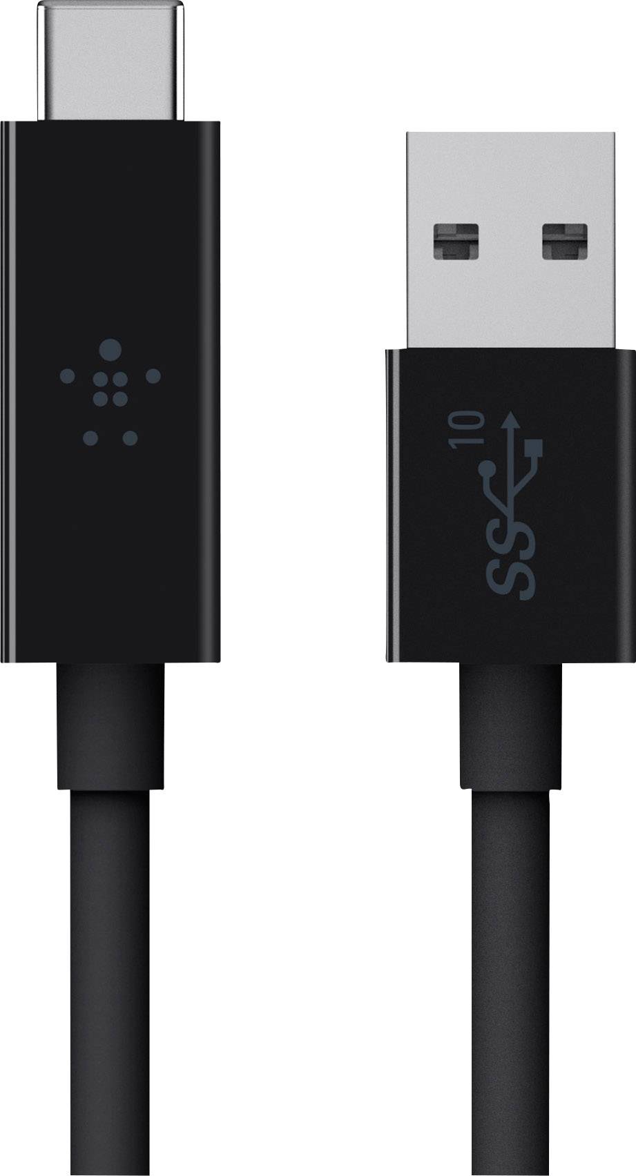 Belkin USB cable USB 3.2 1st Gen USB-A plug, USB-C® plug 0.91 m Black Flame-retardant F2CU029BT1M-BLK-1