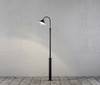 Konstsmide 563-750 Vega LED outdoor free standing light EEC: F (A - G) LED (monochrome) Built-in LED 8 W Black