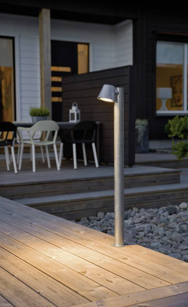 Konstsmide 7524-320 Trieste Outdoor free standing light HV halogen GU10 35 W Steel