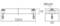 Technical drawing of a screw connection. Dimensions: width 129.5 mm, height 19 mm. Alongside a screw M6x30, 53 mm distance.