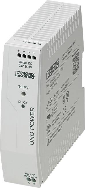 Phoenix Contact UNO-PS/1AC/24DC/240W Rail mounted PSU (DIN) 24 V DC 10 A 240 W 1 x