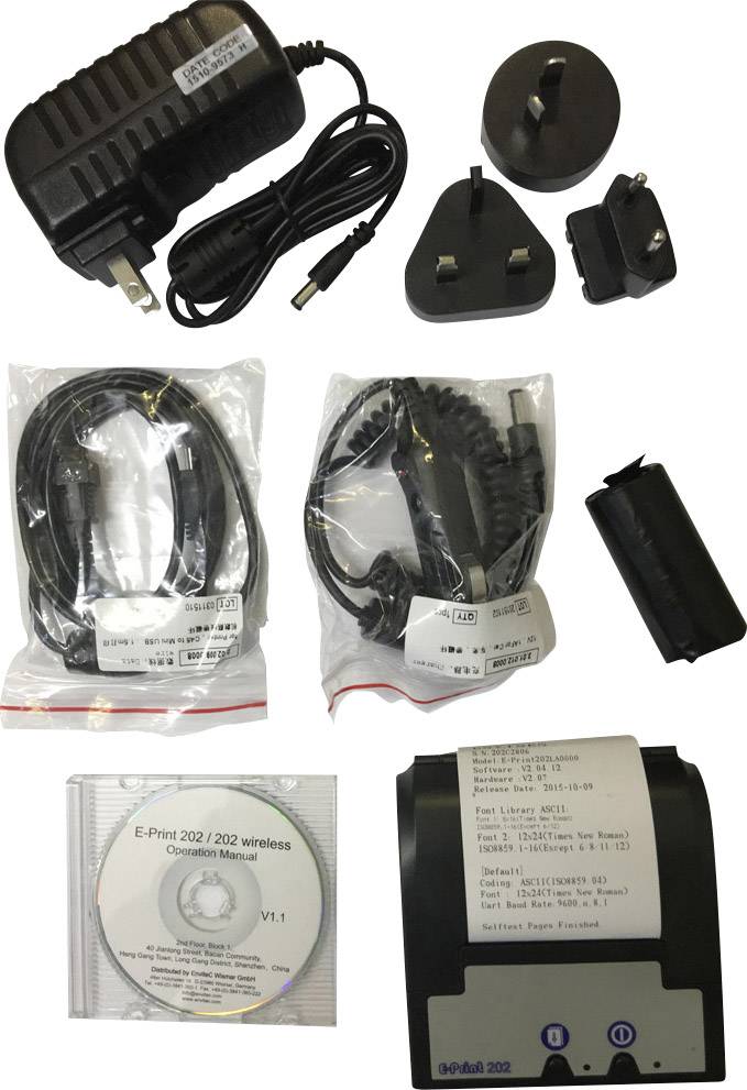 Envitec by Honeywell AlcoQuant 6020 / 6020 Plus Breathalyser printer Black