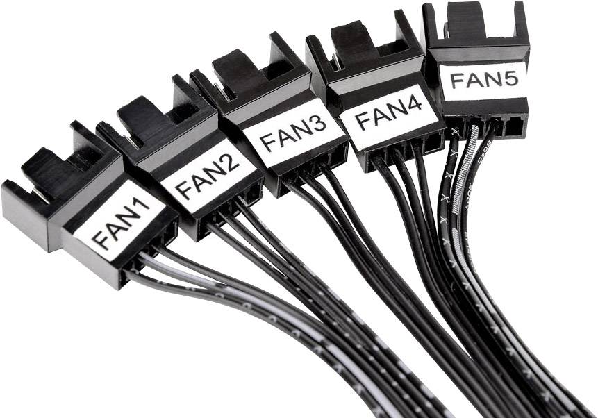 Thermaltake AC-010-B51NAN-A1 PC fan controller (5.25") No. of channels: 5 incl./ touchscreen, incl. temperature sensor-2