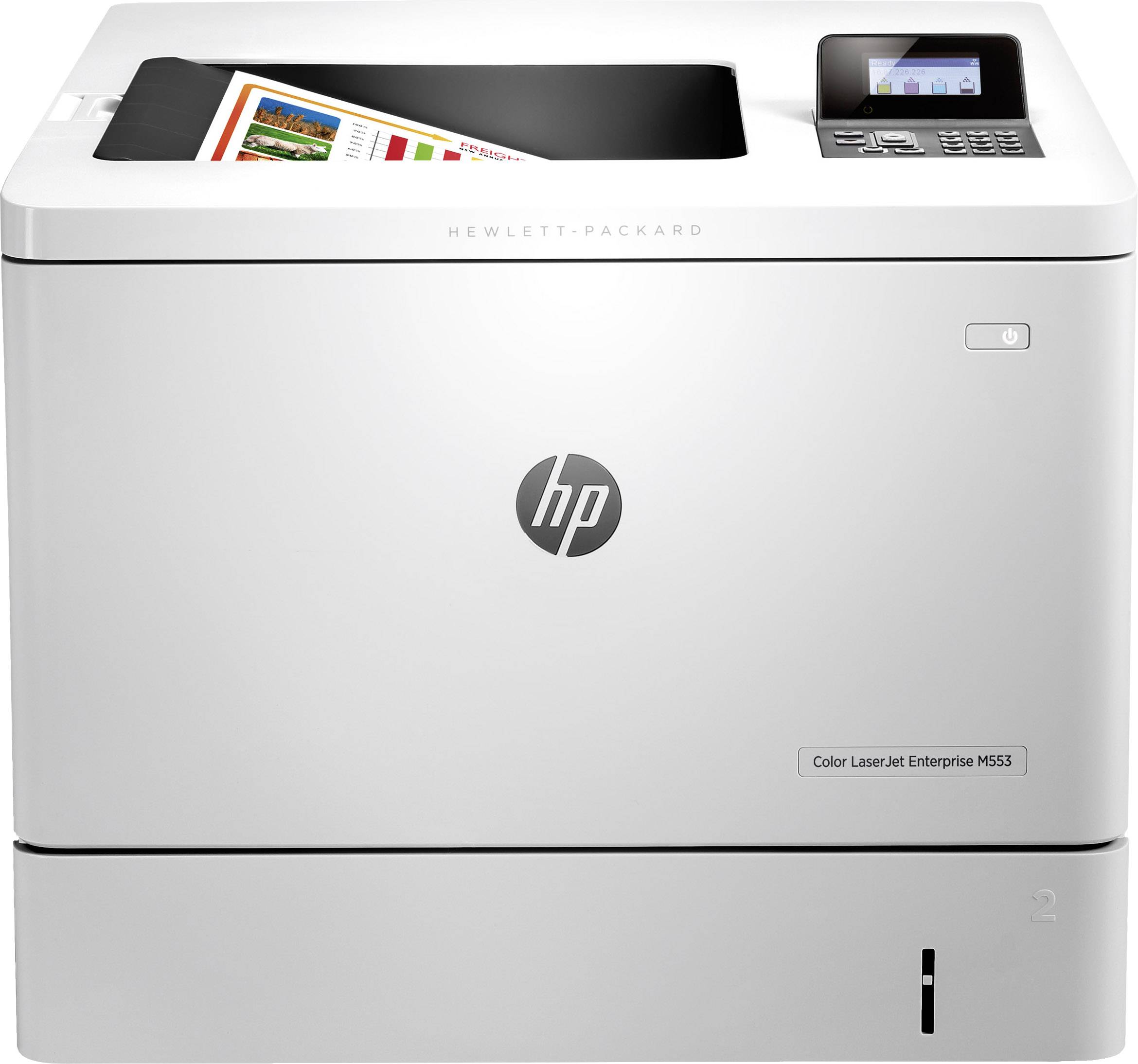 HP Color LaserJet Enterprise M553n Colour laser printer A4 38 pages/min 38 pages/min 1200 x 1200 dpi LAN, NFC