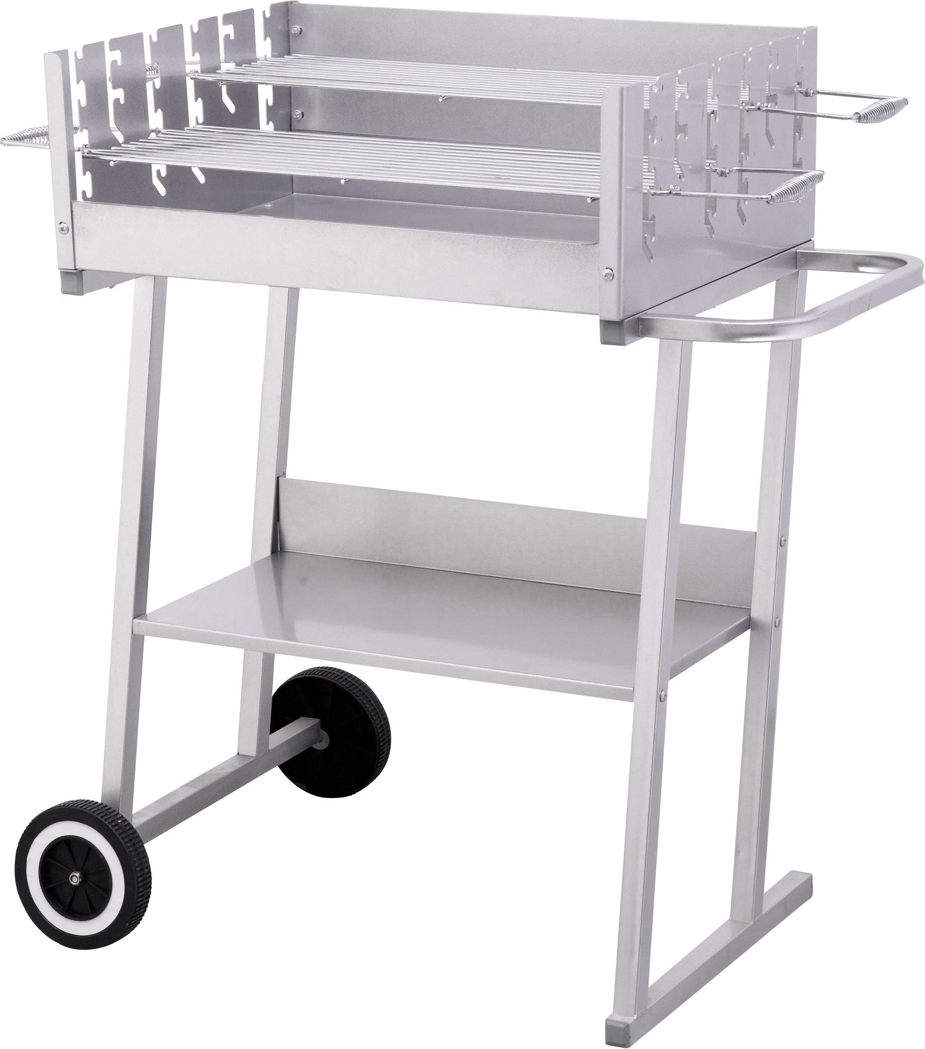 tepro Garten Pasadena BBQ trolley Charcoal grill with wind protection