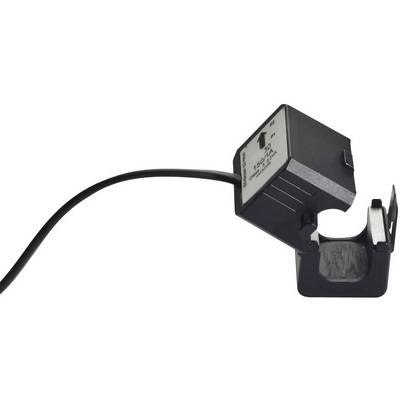 Current sensor with connection cable, suitable for measuring electrical currents.