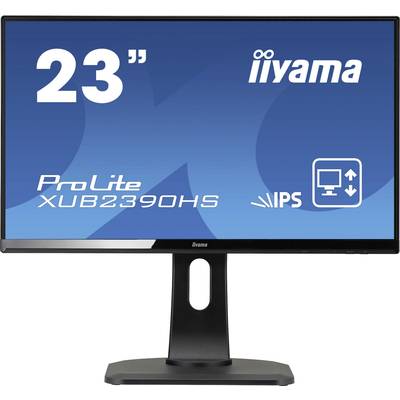 Iiyama ProLite XUB2390HS-B1 LED 58.4 cm (23 inch) EEC A (A+++ – D) 1920 x 1080 p Full HD 5 ms DVI, HDMI™, VGA AH-IPS LED