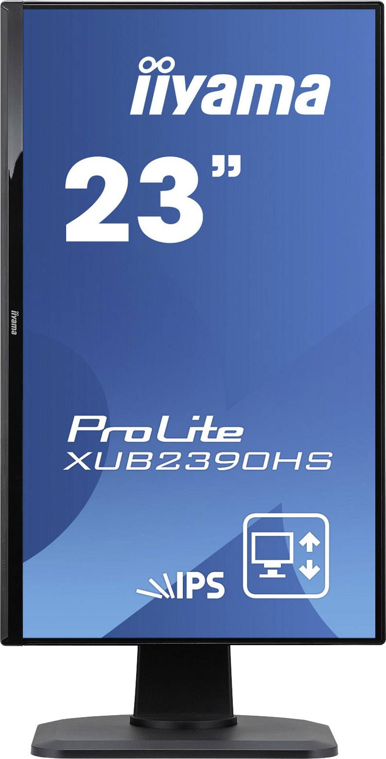 Iiyama ProLite XUB2390HS-B1 LED EEC E (A - G) 58.4 cm (23 inch) 1920 x 1080 p 16:9 5 ms DVI, HDMI™, VGA AH-IPS LED-3