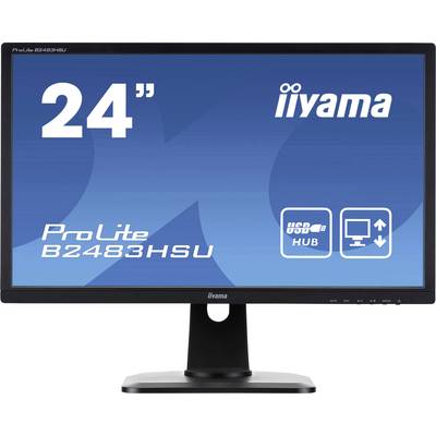 Iiyama Julsen LED 61 cm (24 inch) 1920 x 1080 p Full HD 2 ms DisplayPort, DVI, VGA, Headphone jack (3.5 mm) TN LED