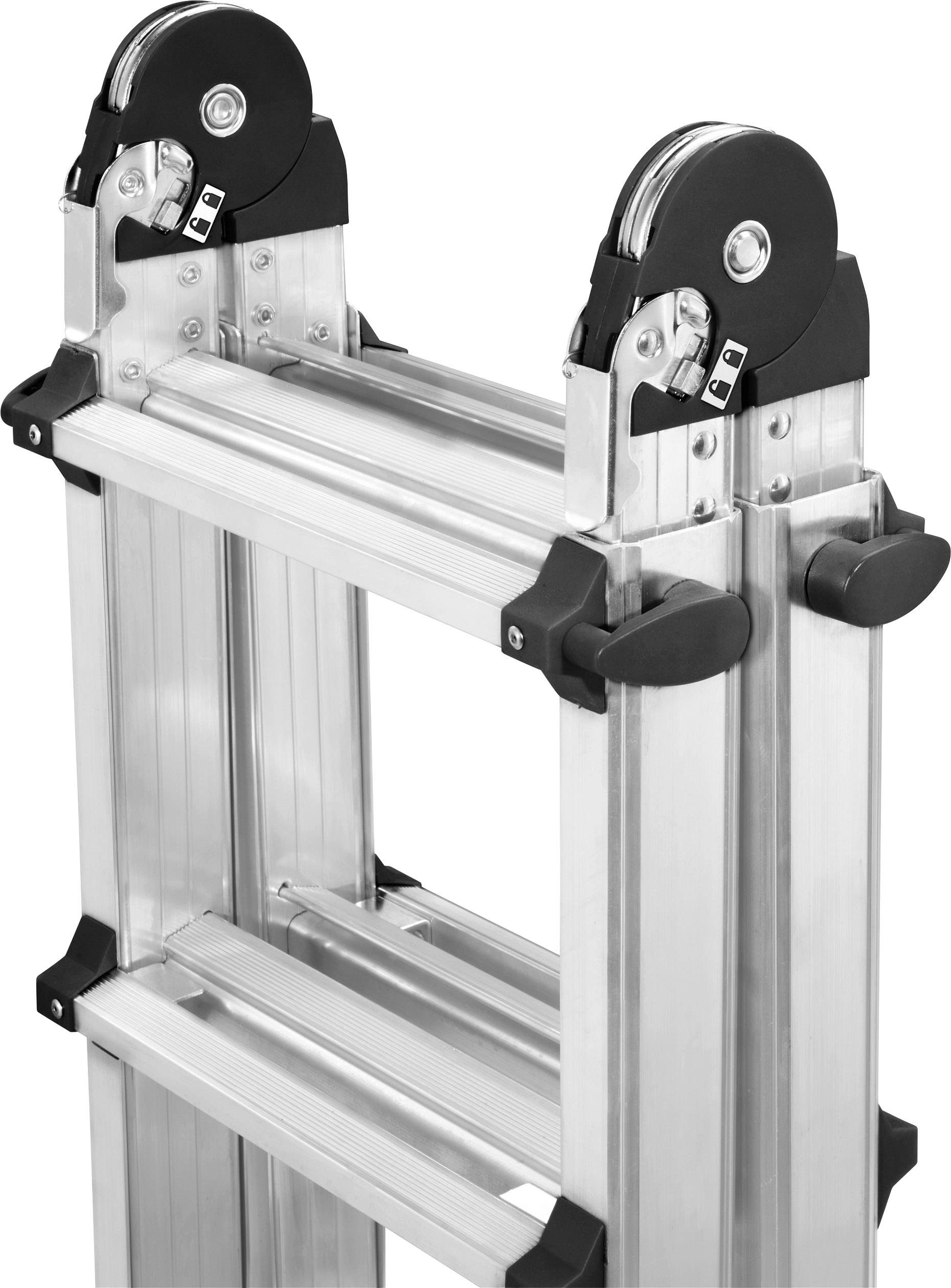 Hailo MTL 7512701 Aluminium Telescopic ladder Operating height (max