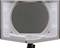 Professional rectangular macro ring light with LED displays for uniform illumination, ideal for photography and videography.