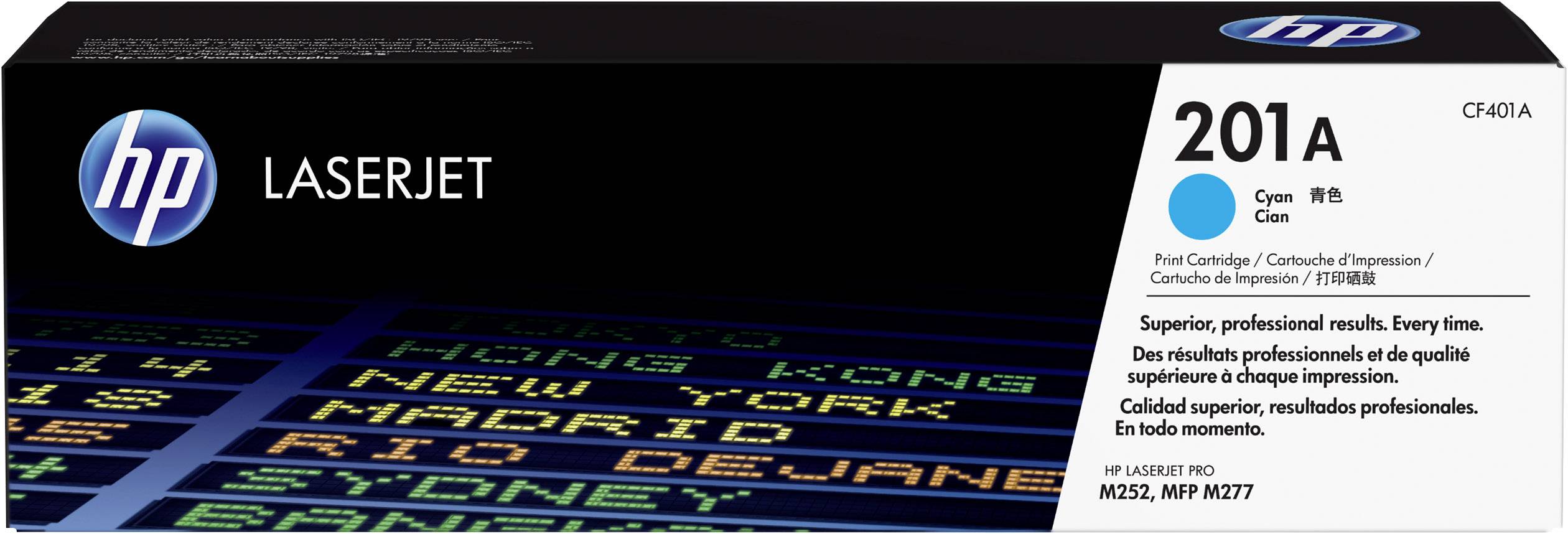 HP 201A CF401A Toner cartridge Cyan 1400 Sides Original Toner cartridge