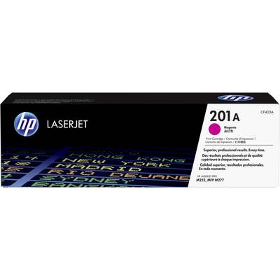 Magenta printer cartridge, compatible with HP LaserJet Pro M252 and MFP M277. Inscription: 'Superior, professional results. Every time.'