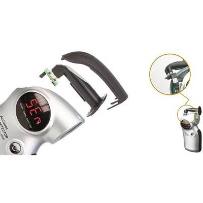 Buy ACE AL6000 Breathalyser Silver 0.0 up to 4 ‰ Exchangeable sensor ...