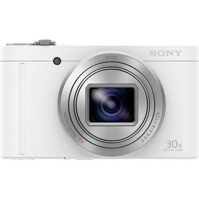 Sony DSC-WX500 Digital camera 18.2 MP Optical zoom: 30 x White  Pivoted display, Full HD Video, Live view, Wi-Fi