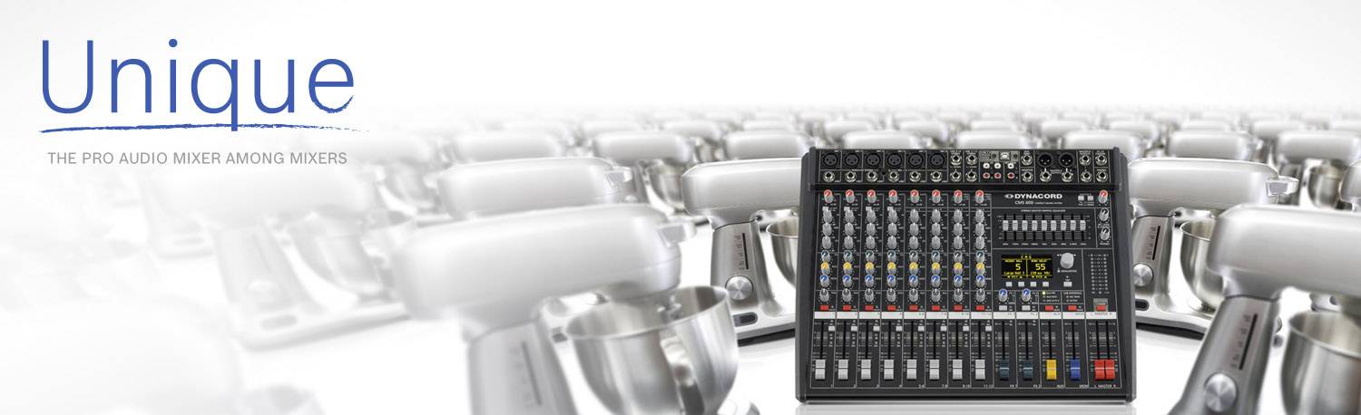 Dynacord CMS 600-3 Mixing console No. of channels:8-2
