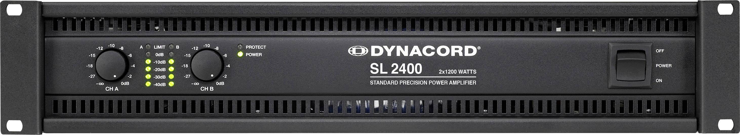 Dynacord SL 2400 PA amplifier RMS power per channel (at 4 Ohm): 1200 W