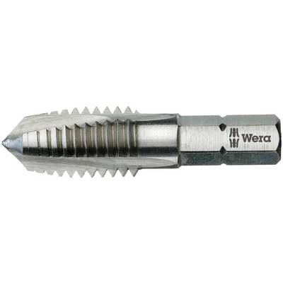 Metal tap with spiral cutting edges, suitable for threading in various materials.