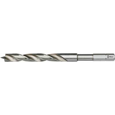 Drill with spiral-fluted cutting edges and a cylindrical shaft, suitable for metalworking.